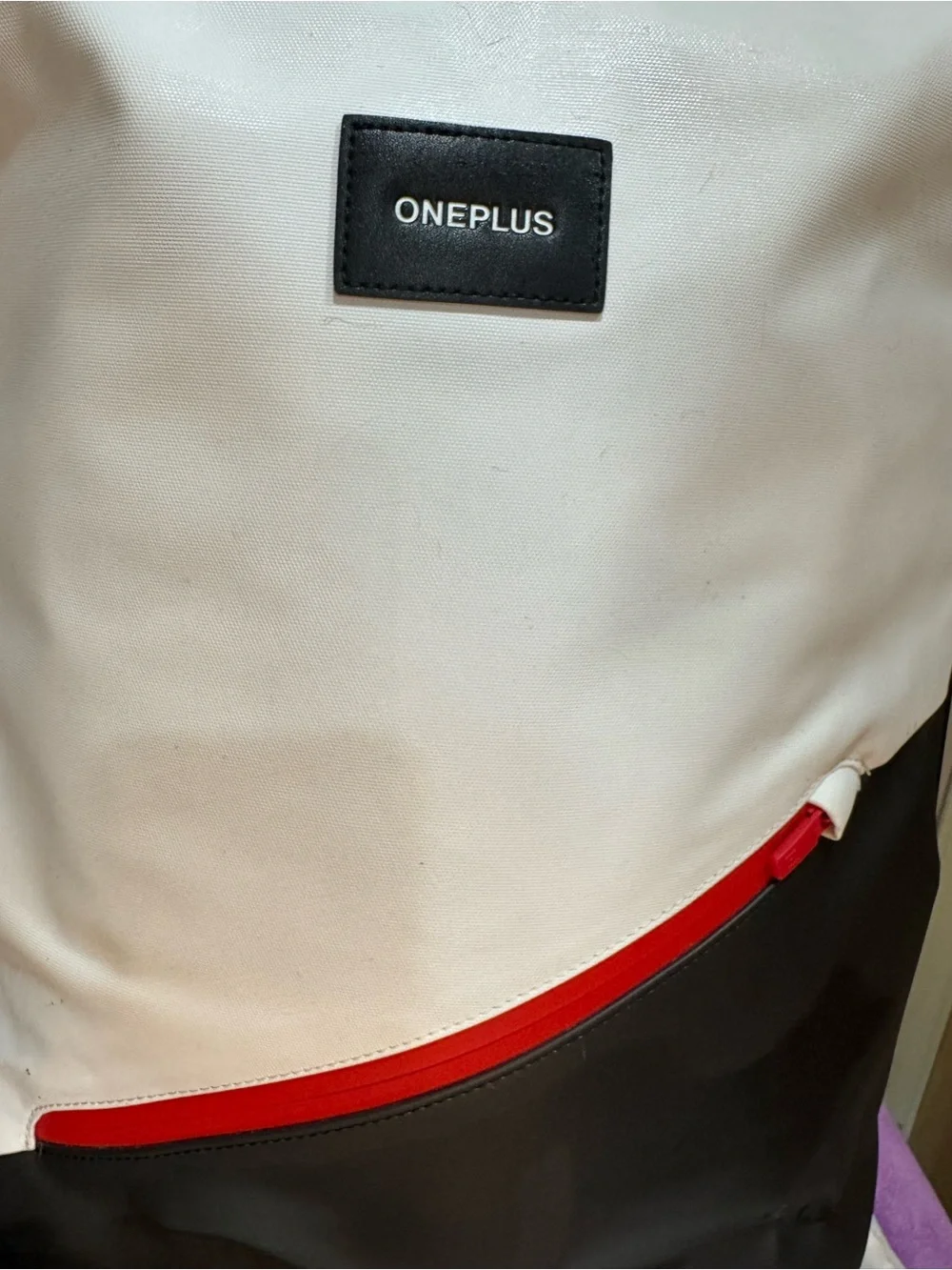 OnePlus Urban Traveler Backpack Arctic White Laptop Bag NWT Dust Bag Deadstock